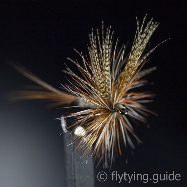 March Brown Dry Fly - Tying Instructions - Fly Tying Guide