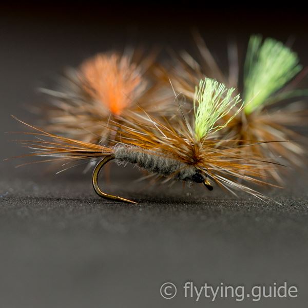 Adams Parachute - Tying Instructions - Fly Tying Guide